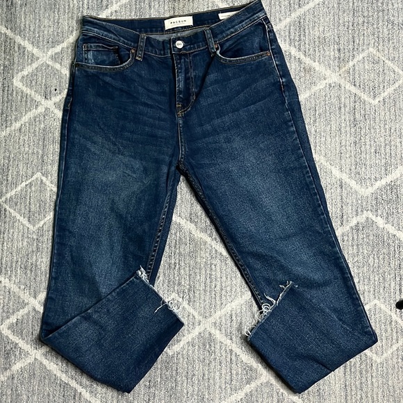 PACSUN VINTAGE ICON CROPPED SKINNY JEANS - Picture 1 of 6